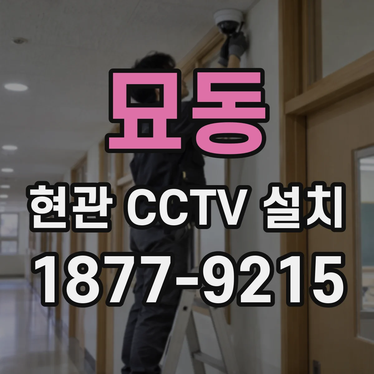 묘동 현관 CCTV 설치