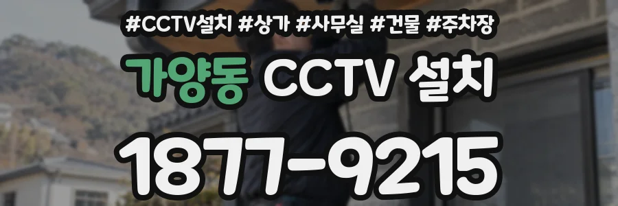 가양동 CCTV 설치