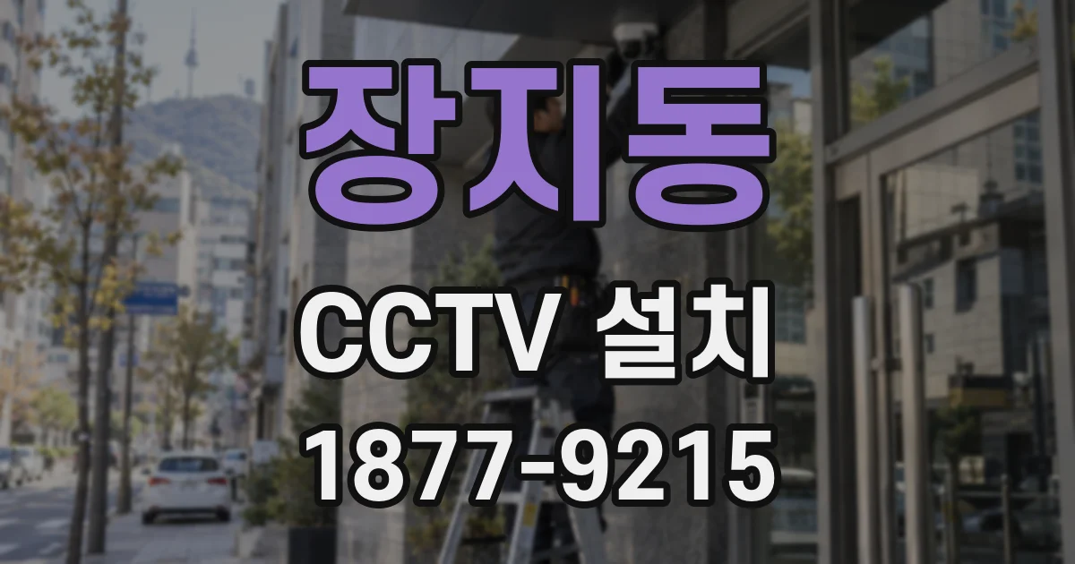 장지동 CCTV 설치