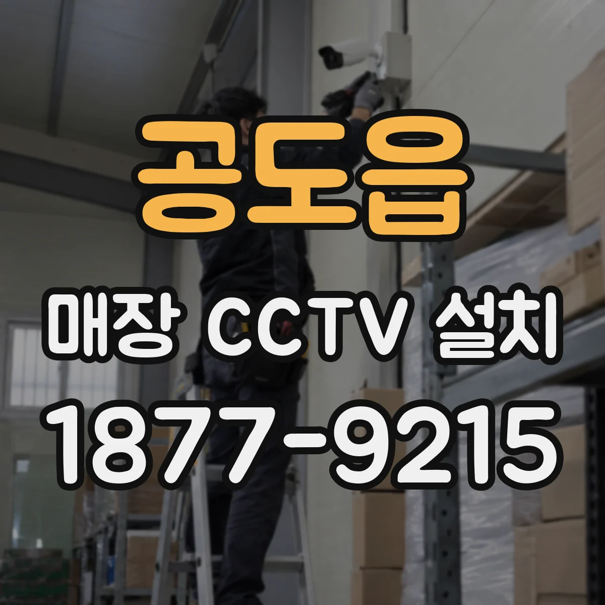 공도읍 매장 CCTV 설치