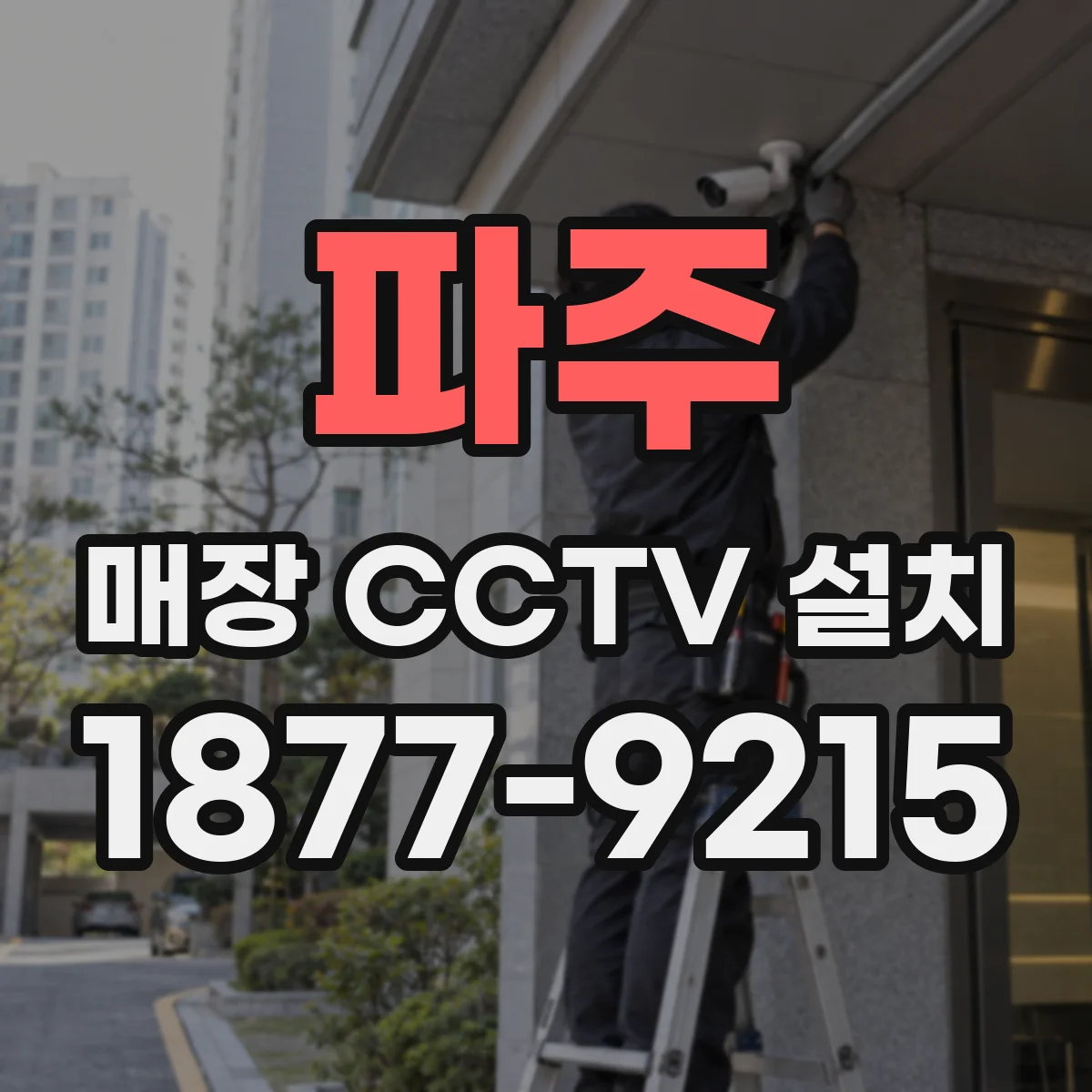 파주 매장 CCTV 설치 앱 알림 기능과 동작 감지 감도 조절