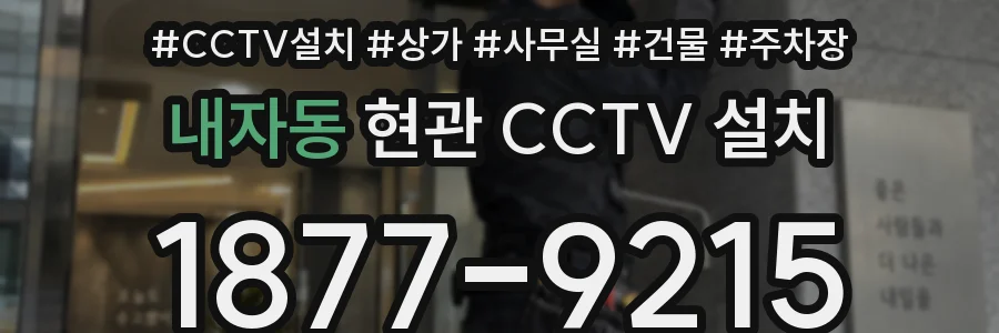 내자동 현관 CCTV 설치