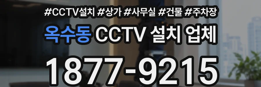 옥수동 CCTV 설치 업체