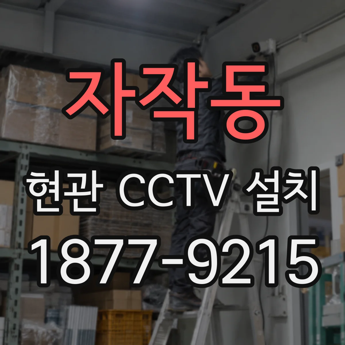 자작동 현관 CCTV 설치