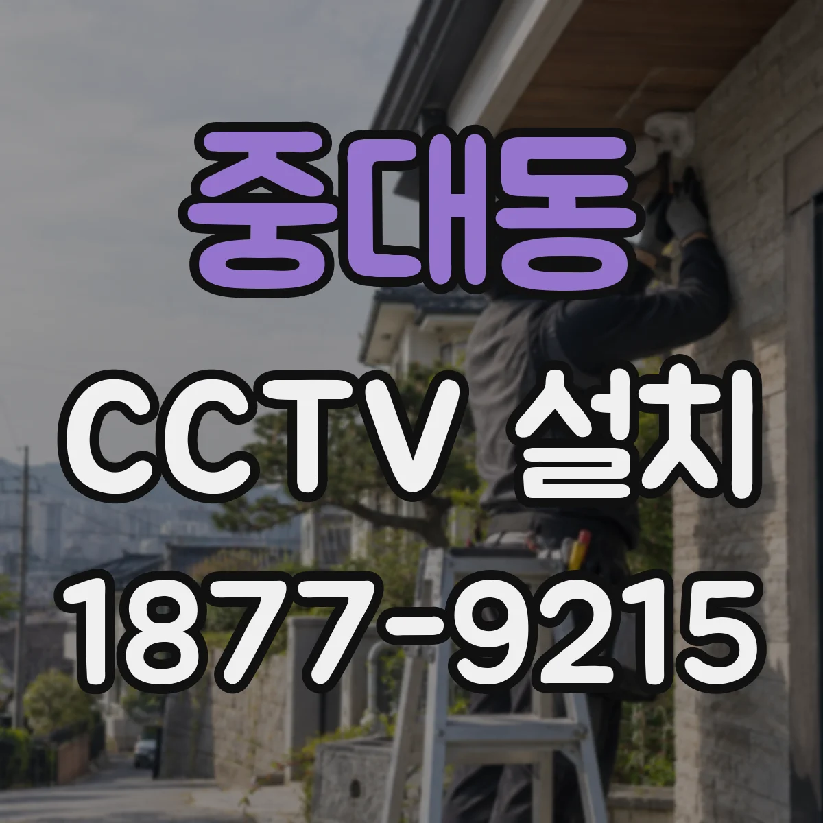 중대동 CCTV 설치
