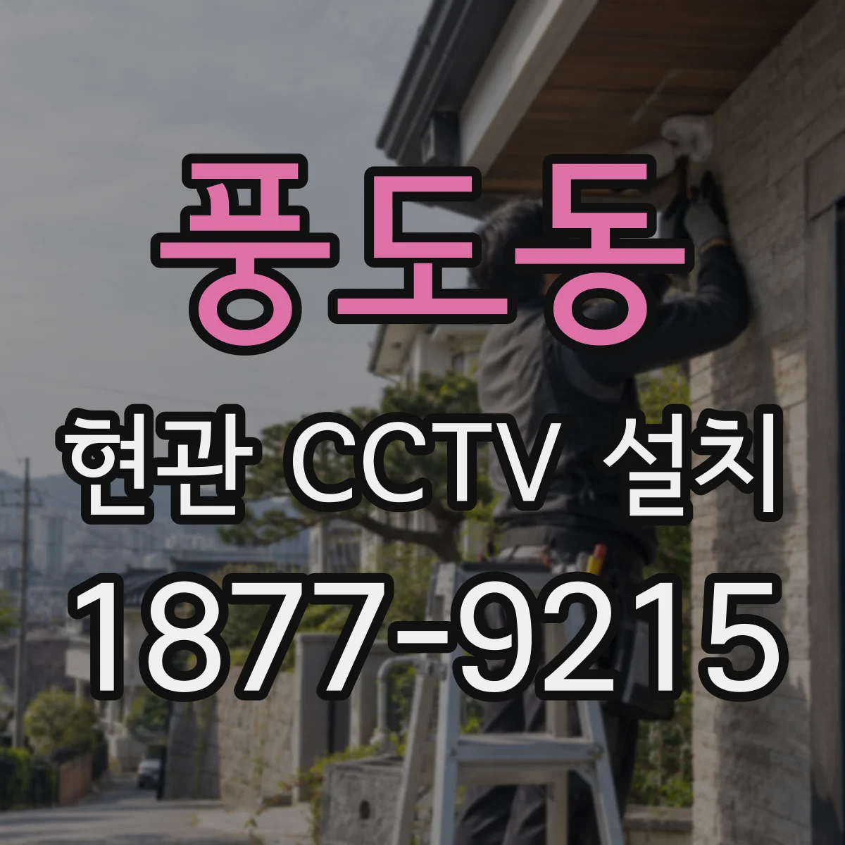 풍도동 현관 CCTV 설치