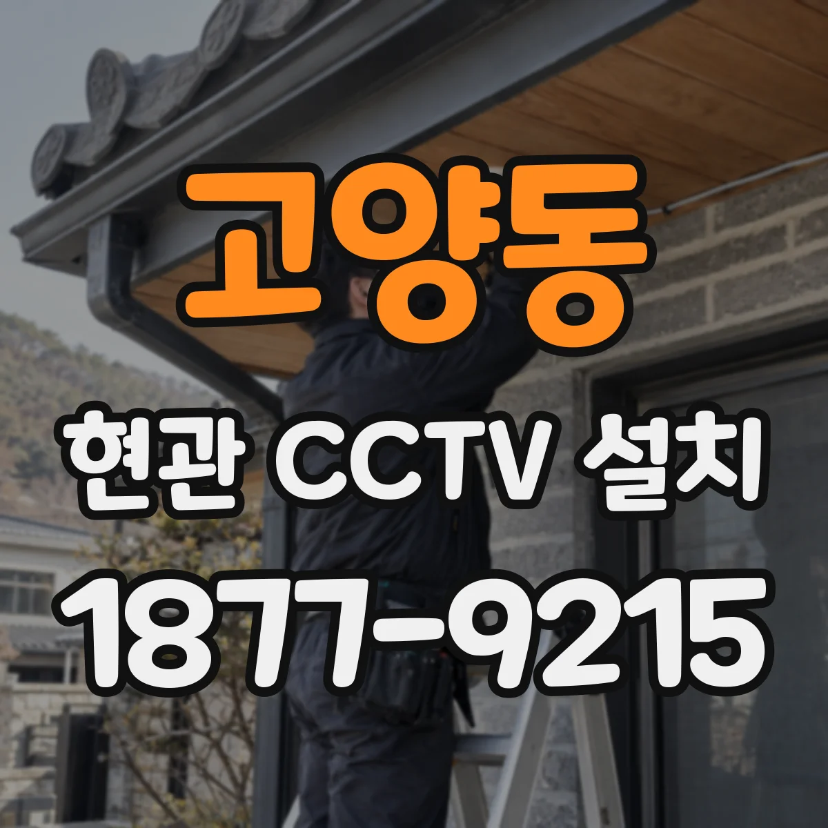 고양동 현관 CCTV 설치