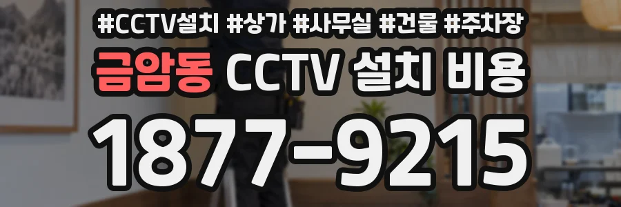 금암동 CCTV 설치 비용