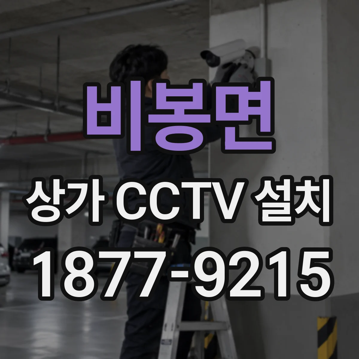 비봉면 상가 CCTV 설치