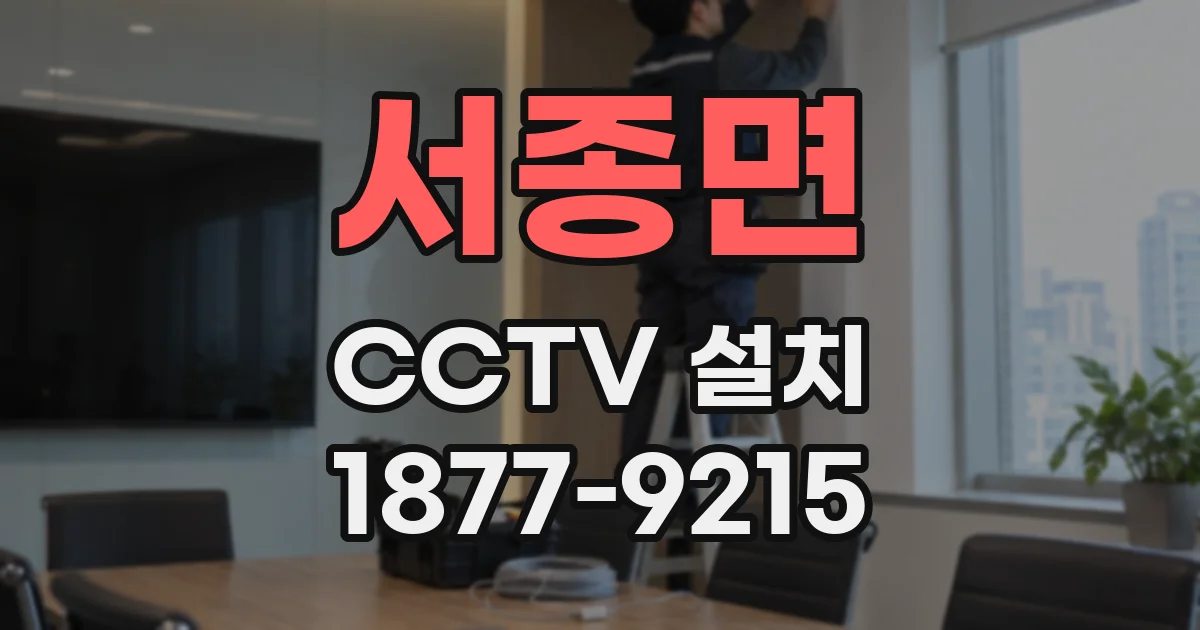 서종면 CCTV 설치