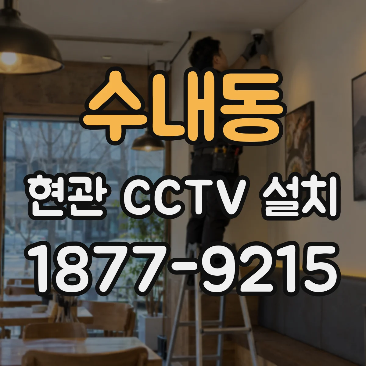 수내동 현관 CCTV 설치