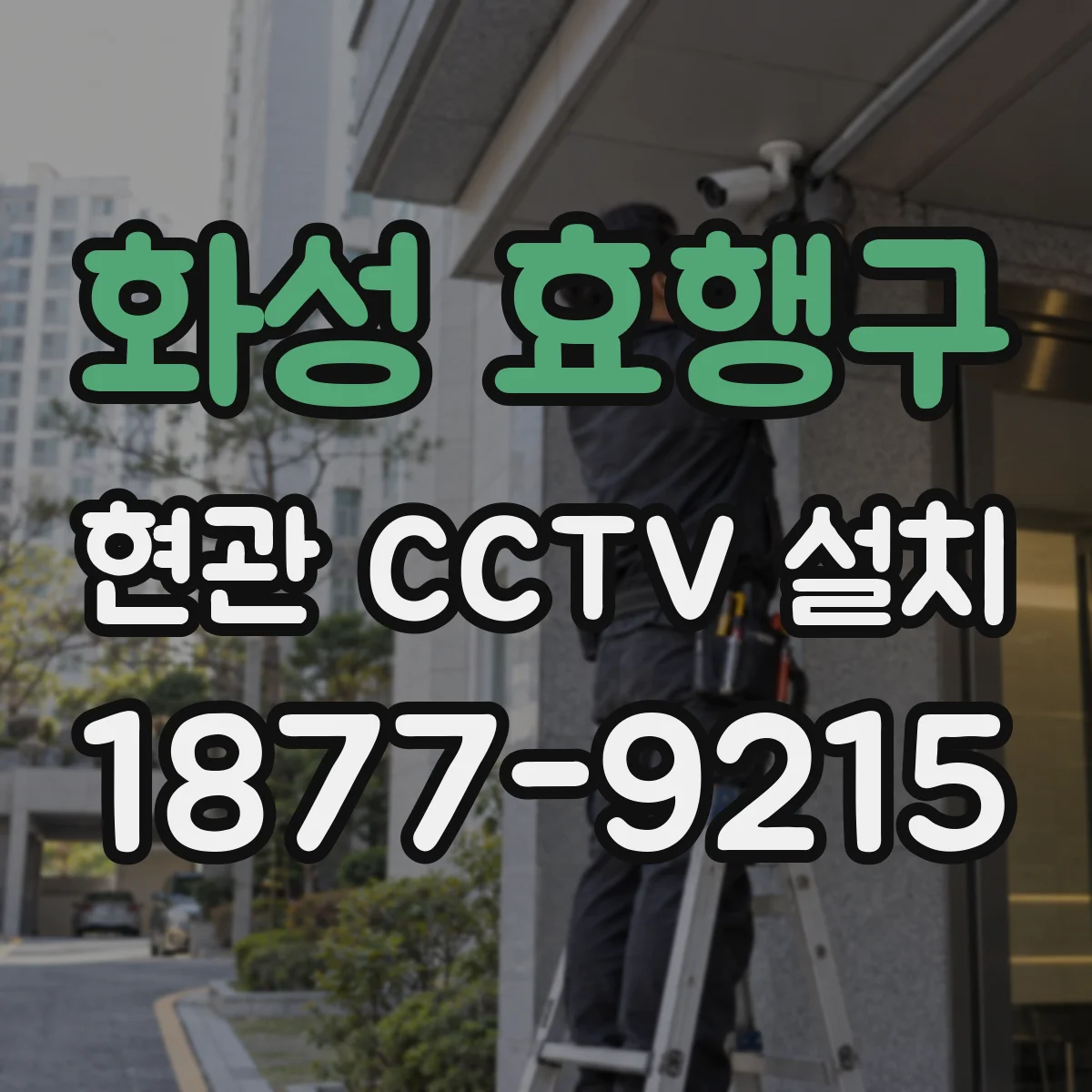 화성 효행구 현관 CCTV 설치