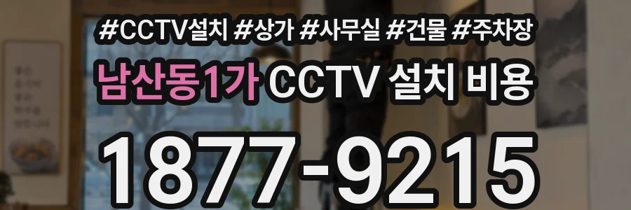 남산동1가 CCTV 설치 비용