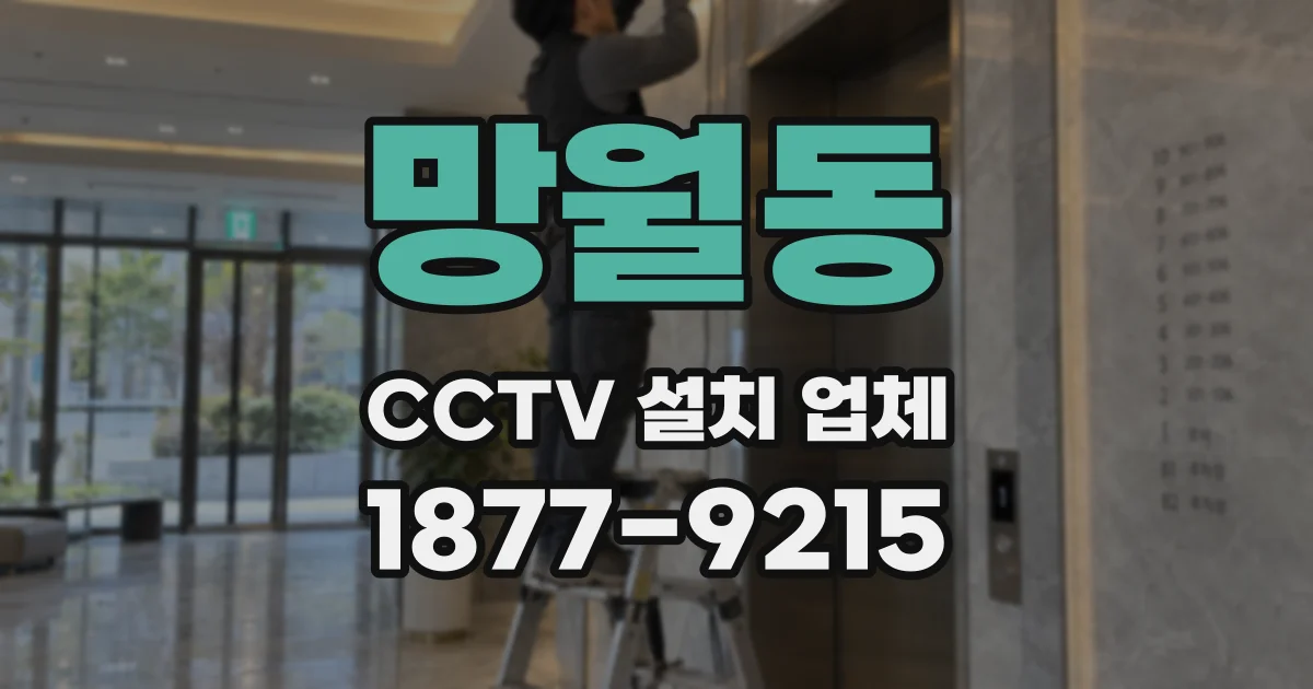 망월동 CCTV 설치 업체