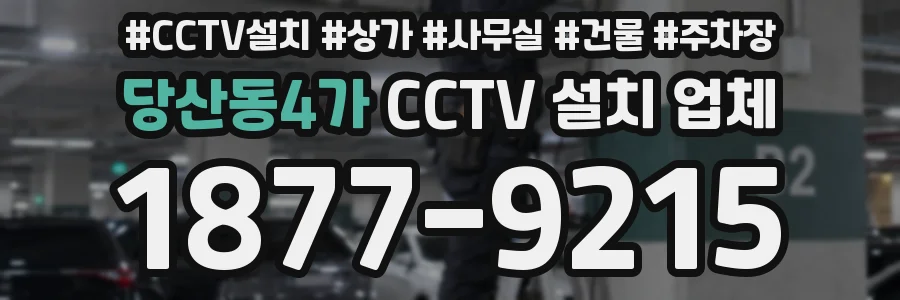 당산동4가 CCTV 설치 업체