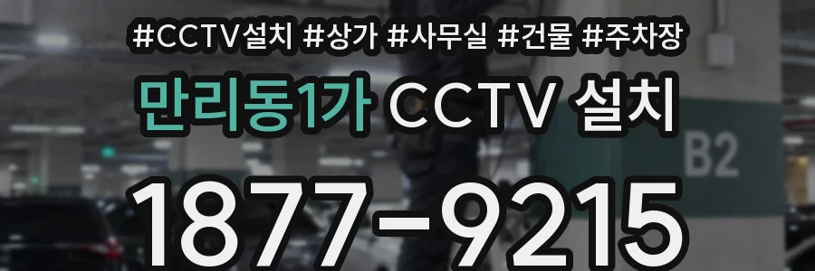만리동1가 CCTV 설치