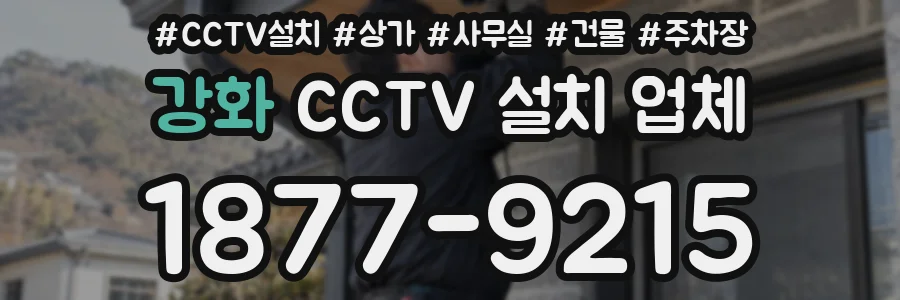 강화 CCTV 설치 업체