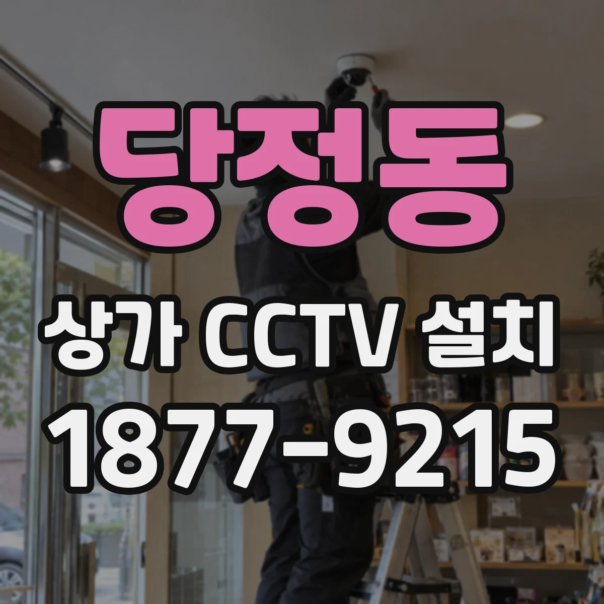 당정동 상가 CCTV 설치