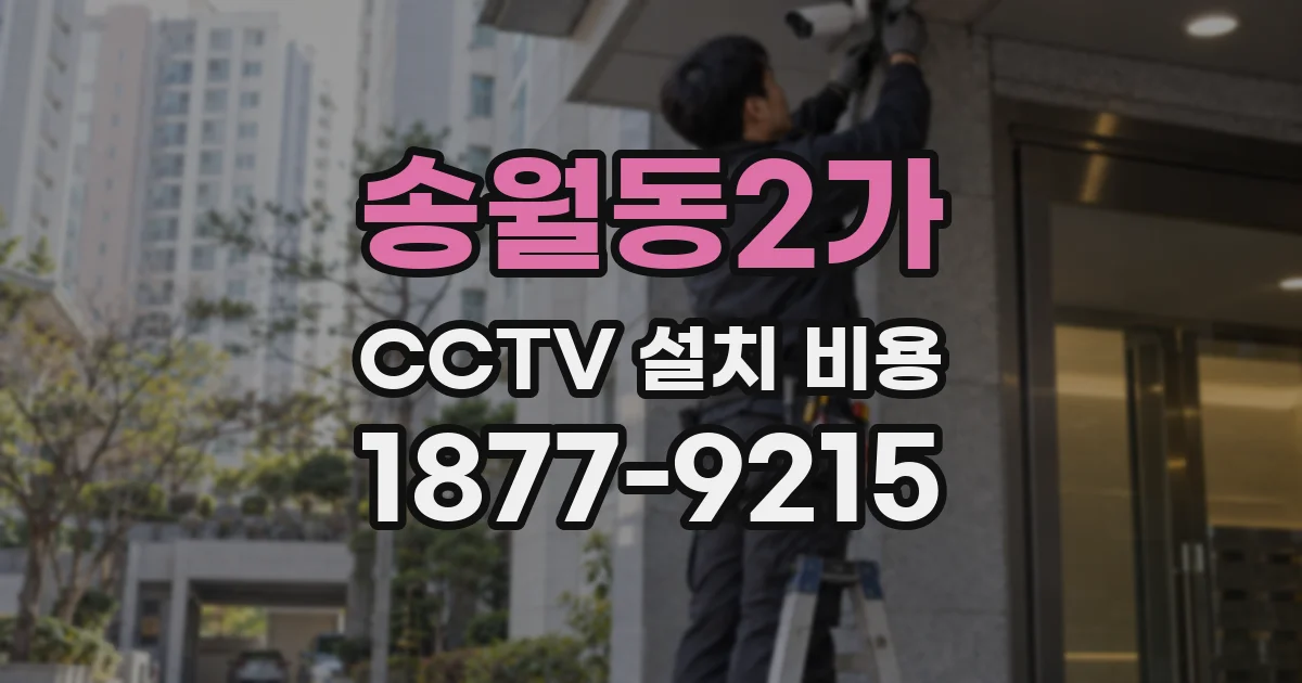 송월동2가 CCTV 설치 비용