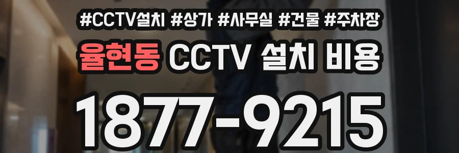 율현동 CCTV 설치 비용