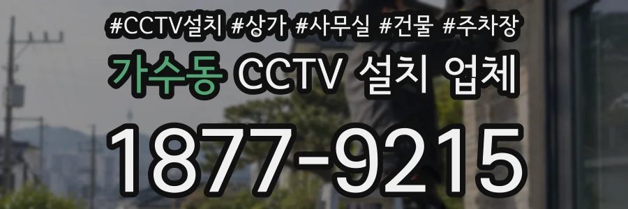 가수동 CCTV 설치 업체