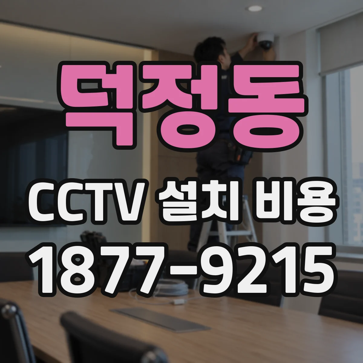 덕정동 CCTV 설치 비용