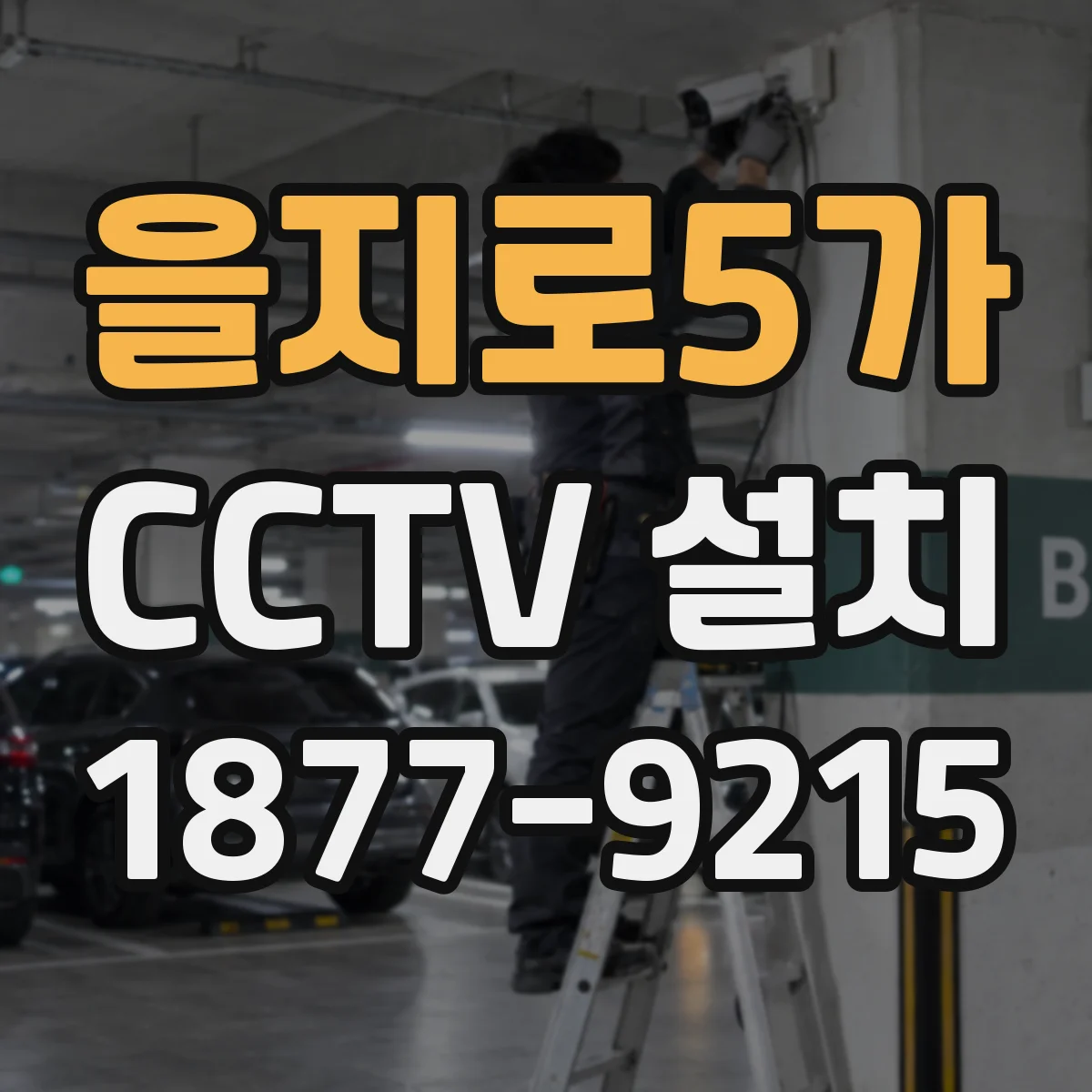 을지로5가 CCTV 설치