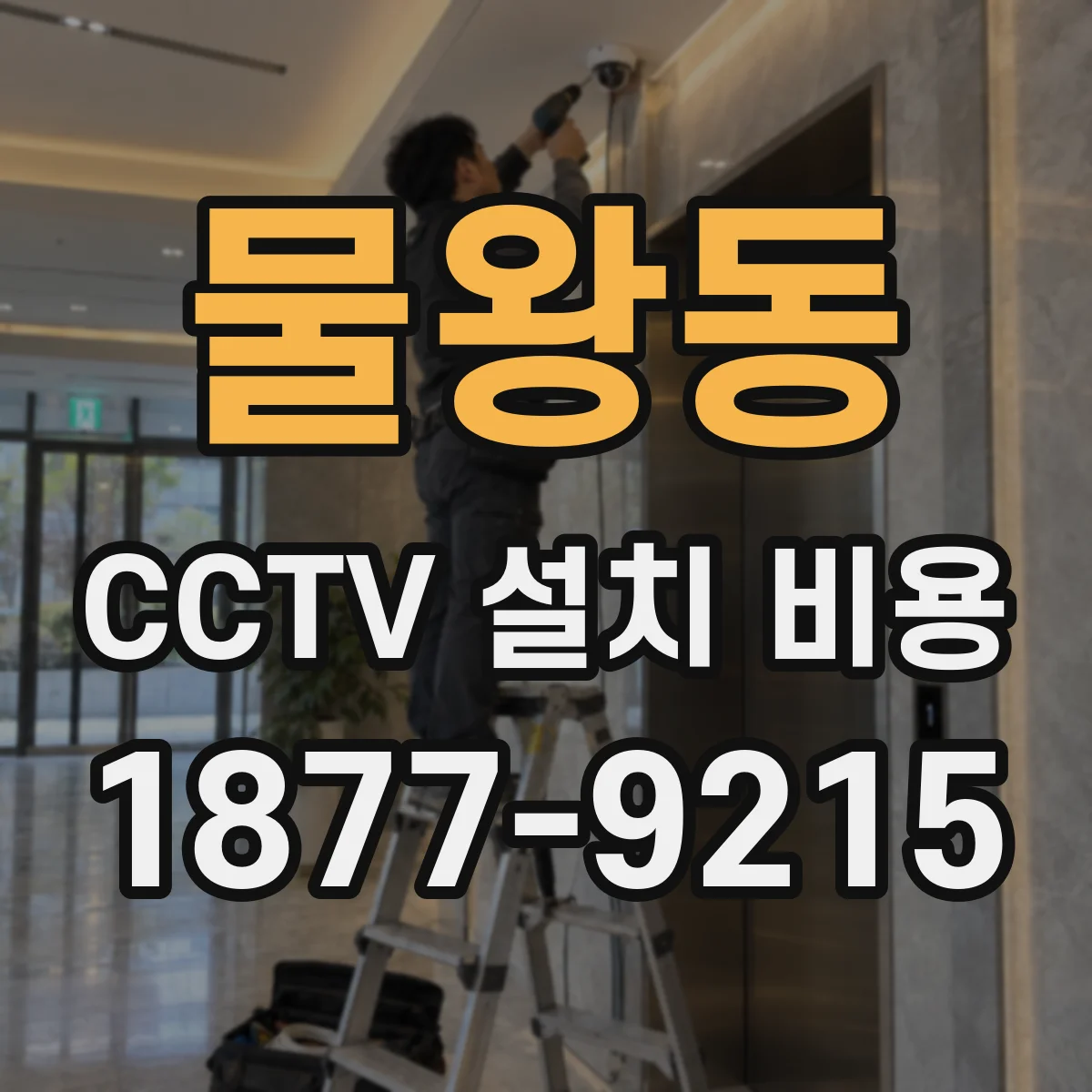 물왕동 CCTV 설치 비용