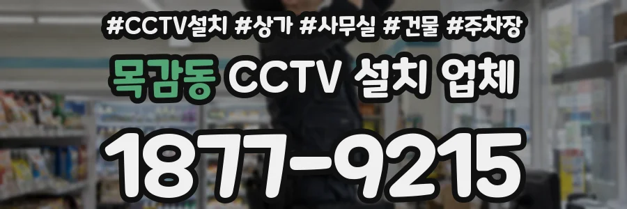 목감동 CCTV 설치 업체