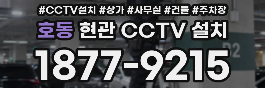 호동 현관 CCTV 설치