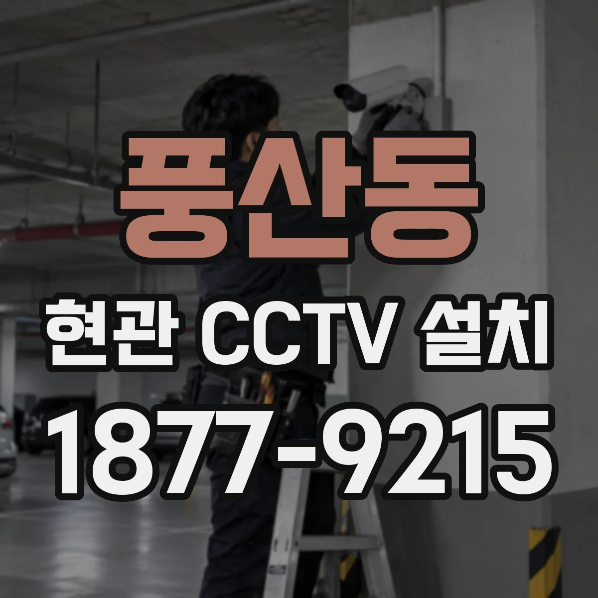 풍산동 현관 CCTV 설치