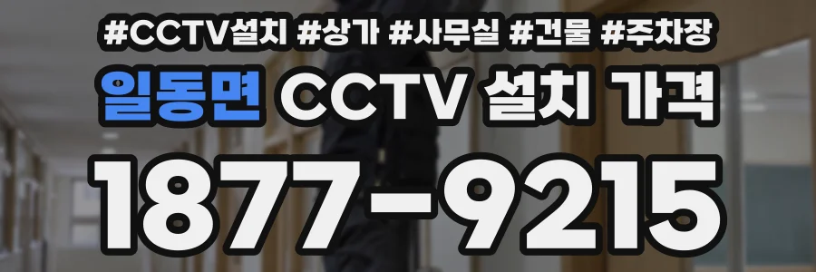 일동면 CCTV 설치 가격