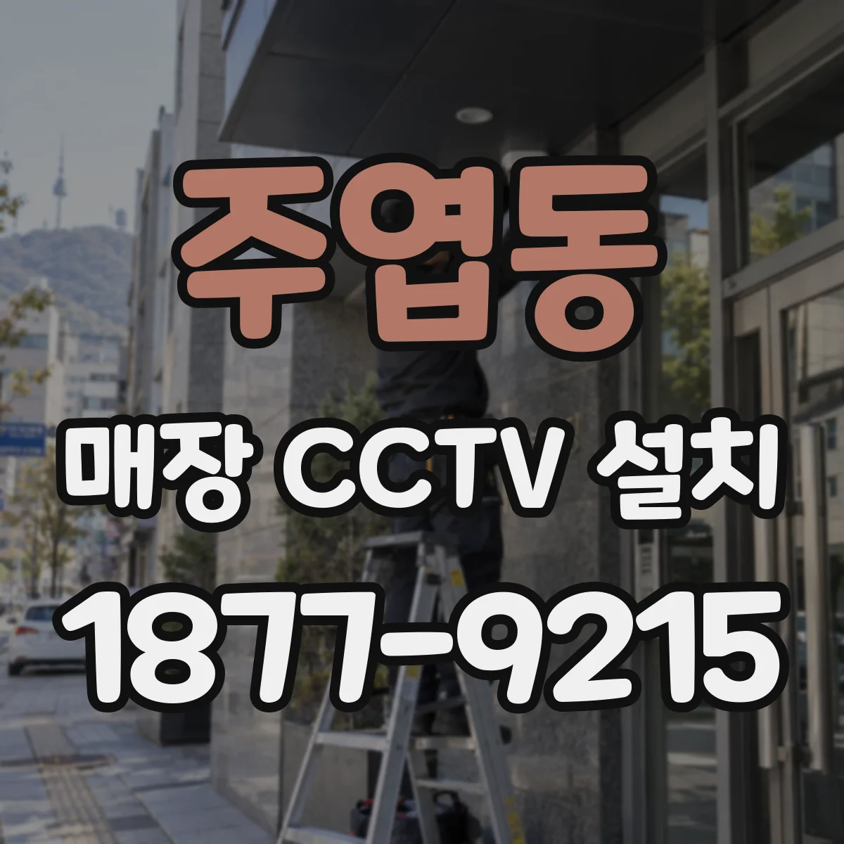 주엽동 매장 CCTV 설치