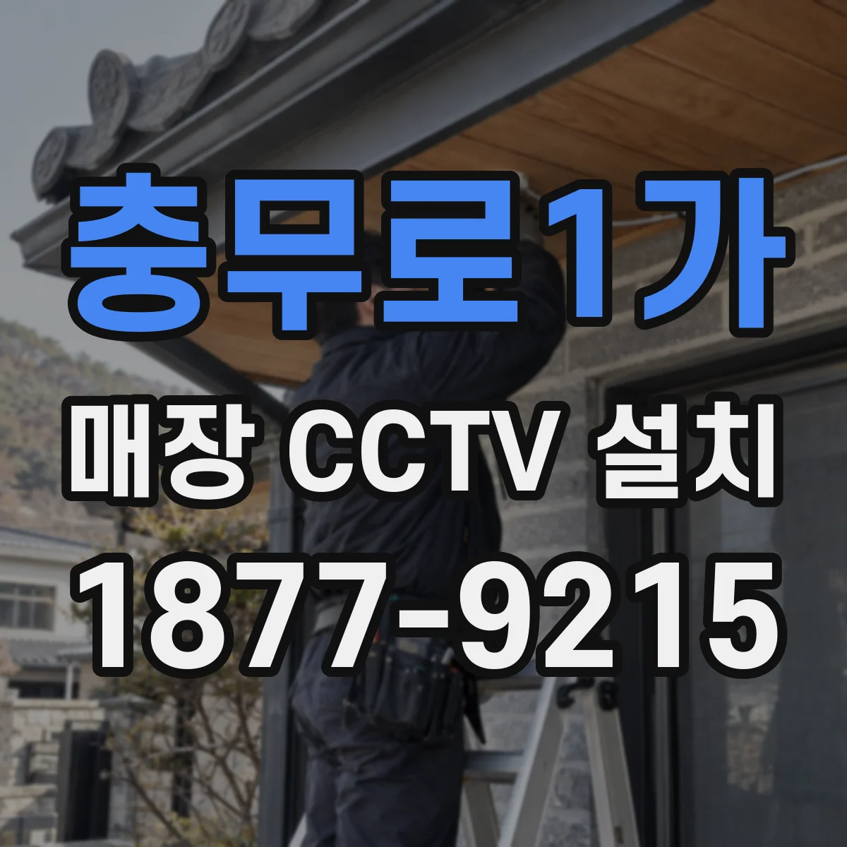 충무로1가 매장 CCTV 설치