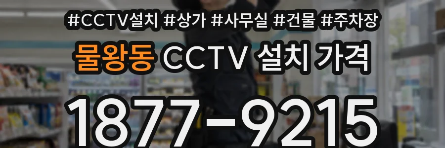 물왕동 CCTV 설치 가격