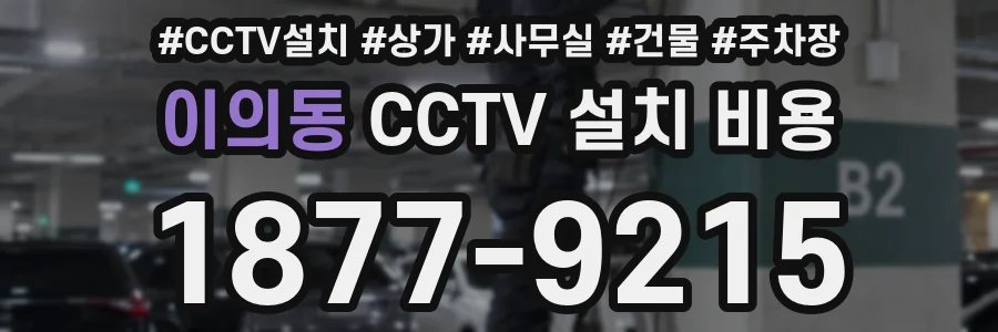 이의동 CCTV 설치 비용