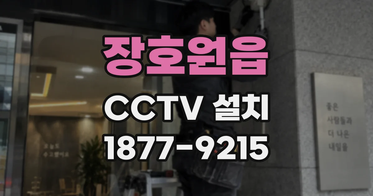 장호원읍 CCTV 설치