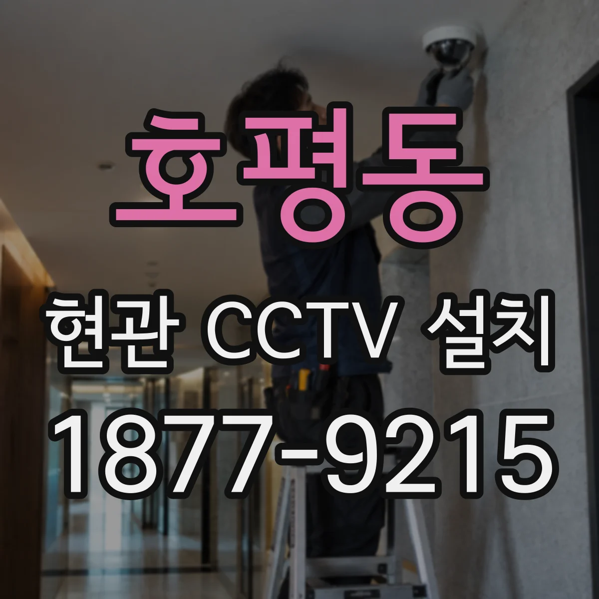 호평동 현관 CCTV 설치