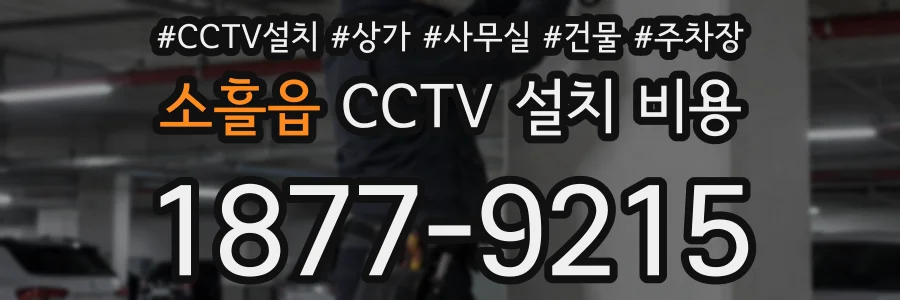 소흘읍 CCTV 설치 비용
