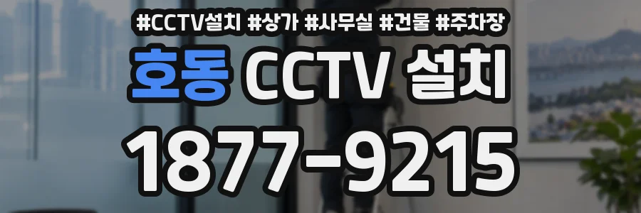 호동 CCTV 설치
