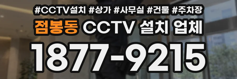 점봉동 CCTV 설치 업체