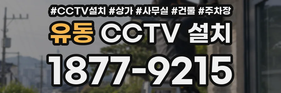 유동 CCTV 설치
