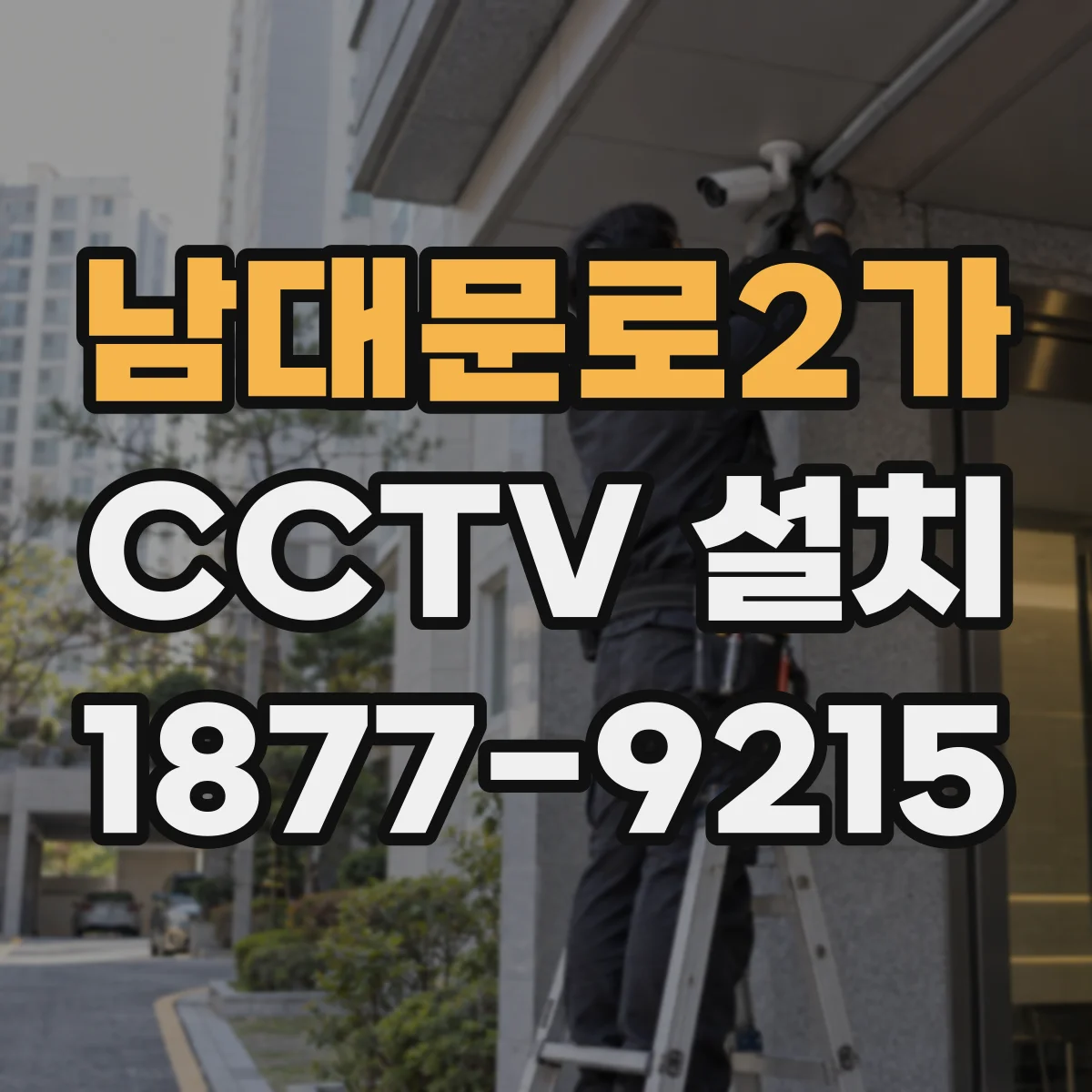 남대문로2가 CCTV 설치