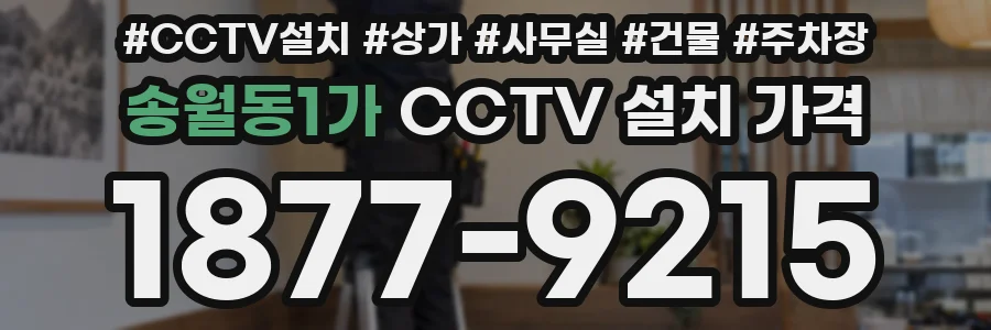 송월동1가 CCTV 설치 가격