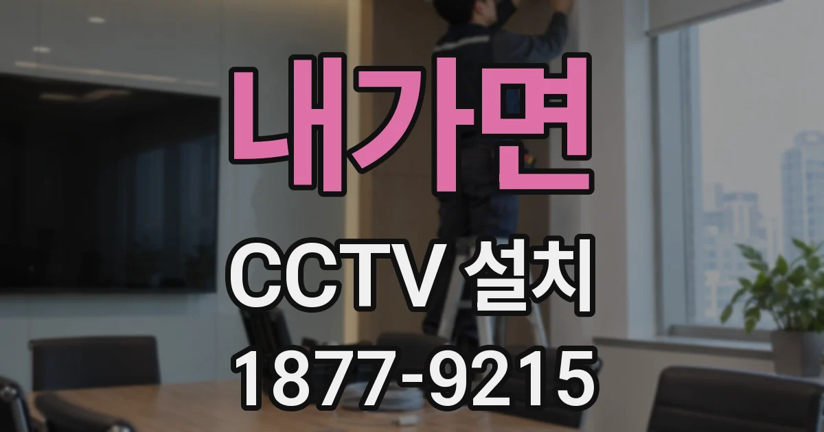 내가면 CCTV 설치
