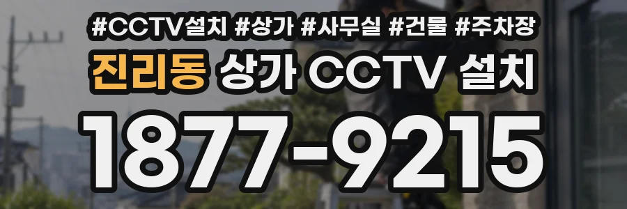 진리동 상가 CCTV 설치