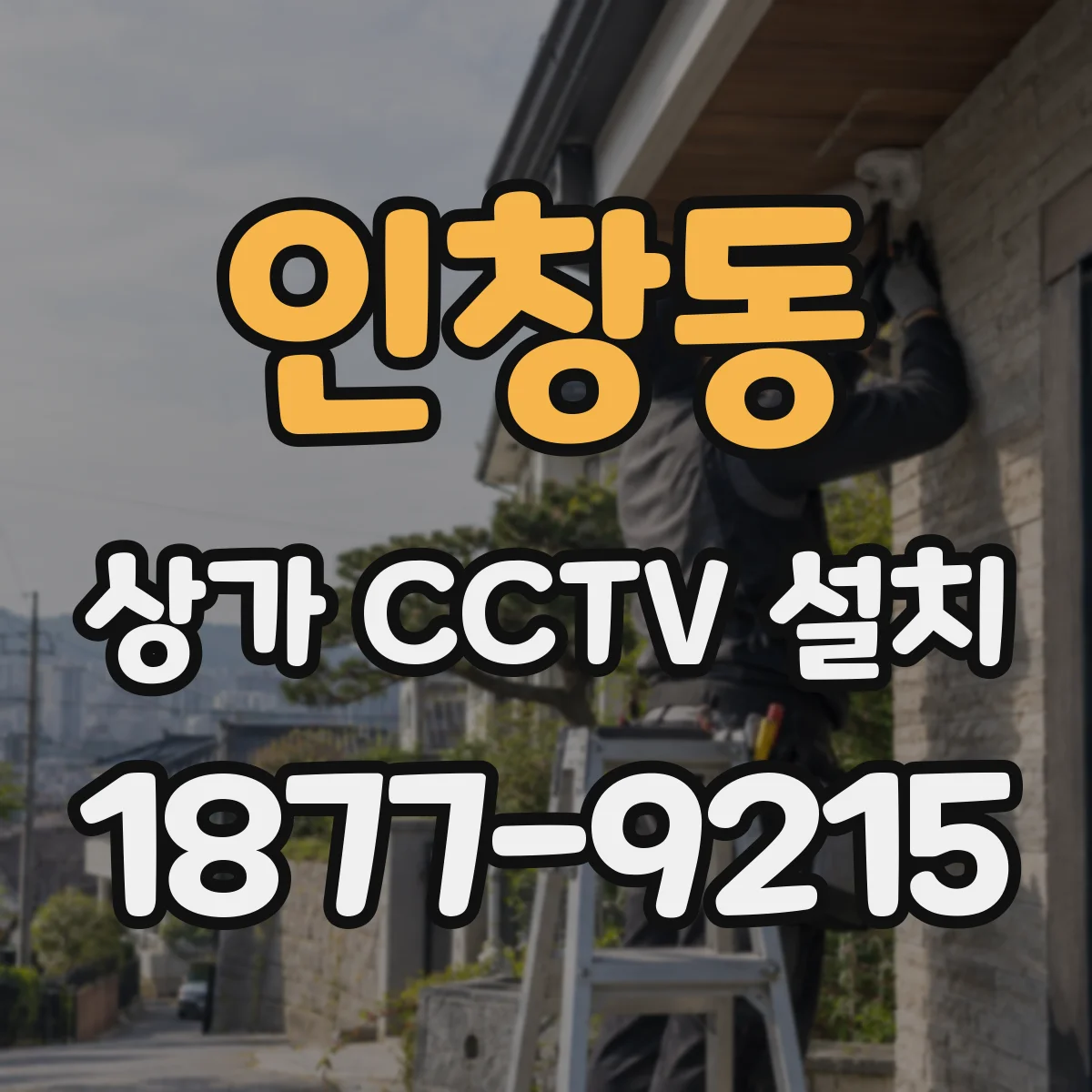 인창동 상가 CCTV 설치