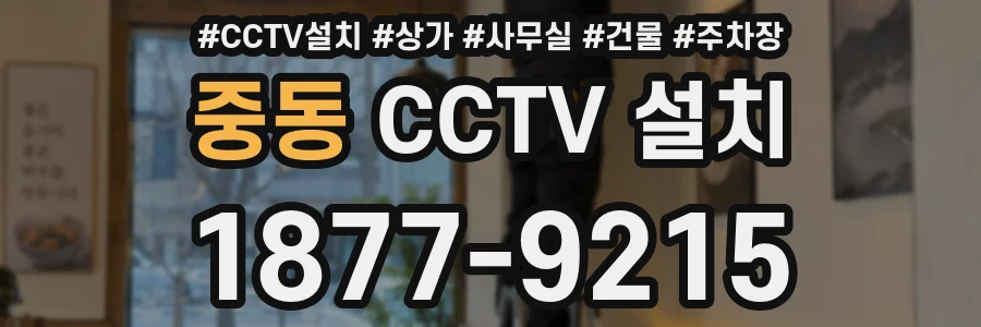 중동 CCTV 설치