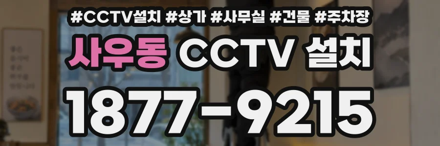 사우동 CCTV 설치