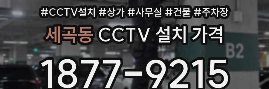 세곡동 CCTV 설치 가격